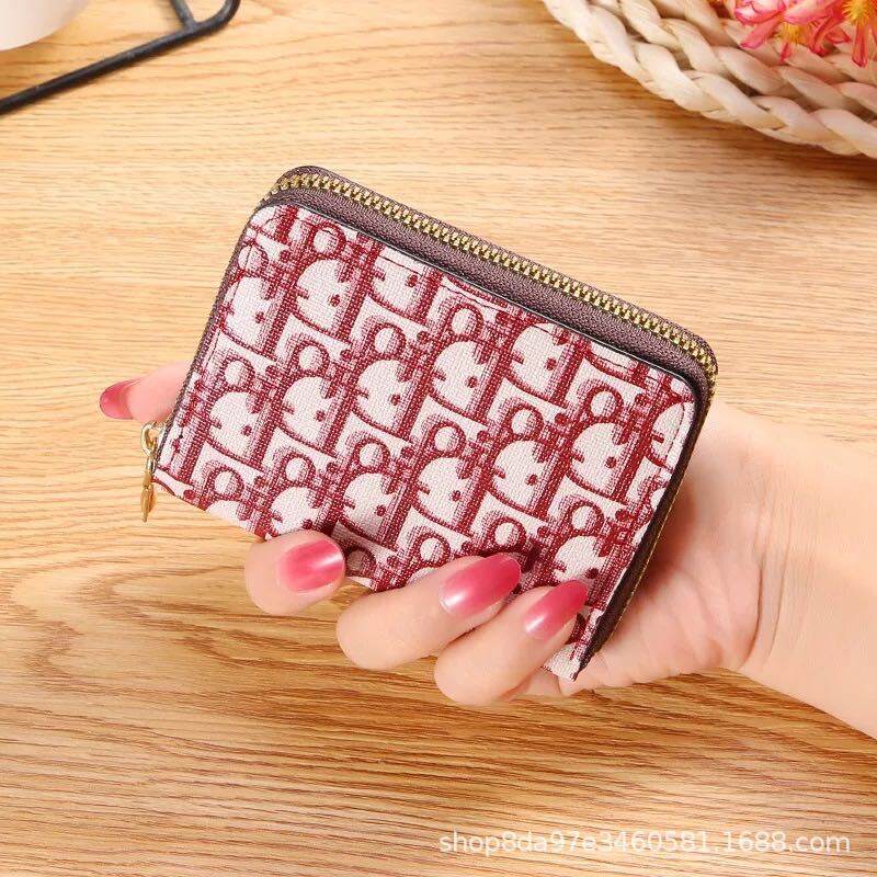 Ví nữ bóp nữ mini kéo nhiều ngăn