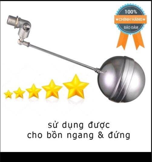 Phao cơ inox tự động chống tràn phi 21