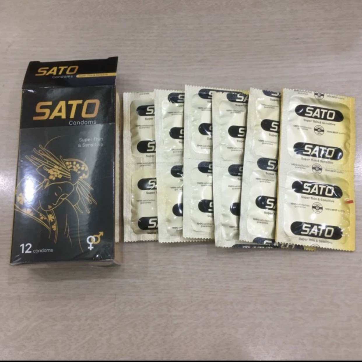 Bao cao su SATO Nhất Nhất - CHE TÊN