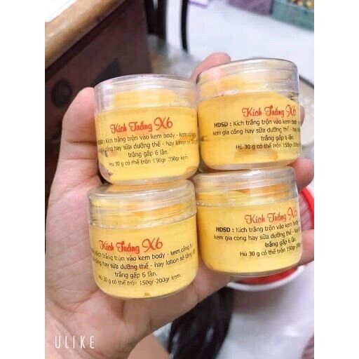 [HCM]Kích Trắng X6 hàng xịn combo 5 hủ