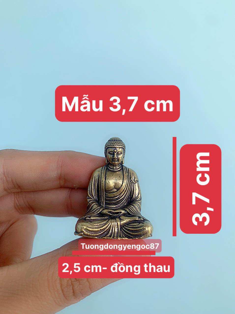 Tượng đồng phật thích ca mini
