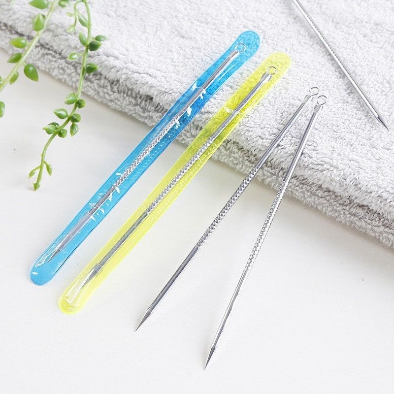 Que nặng mụn 2 đầu inox cao cấp
