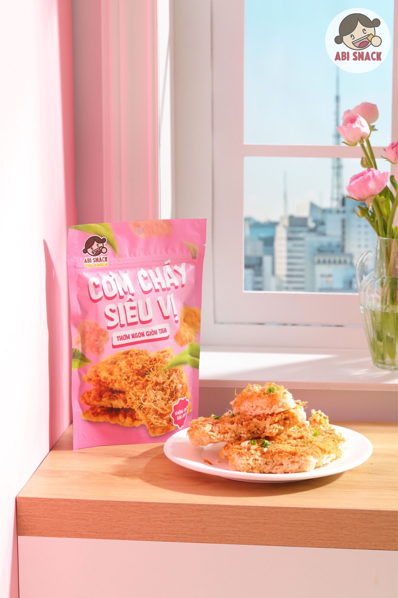 Cơm cháy chà bông Abi siêu nhiều topping