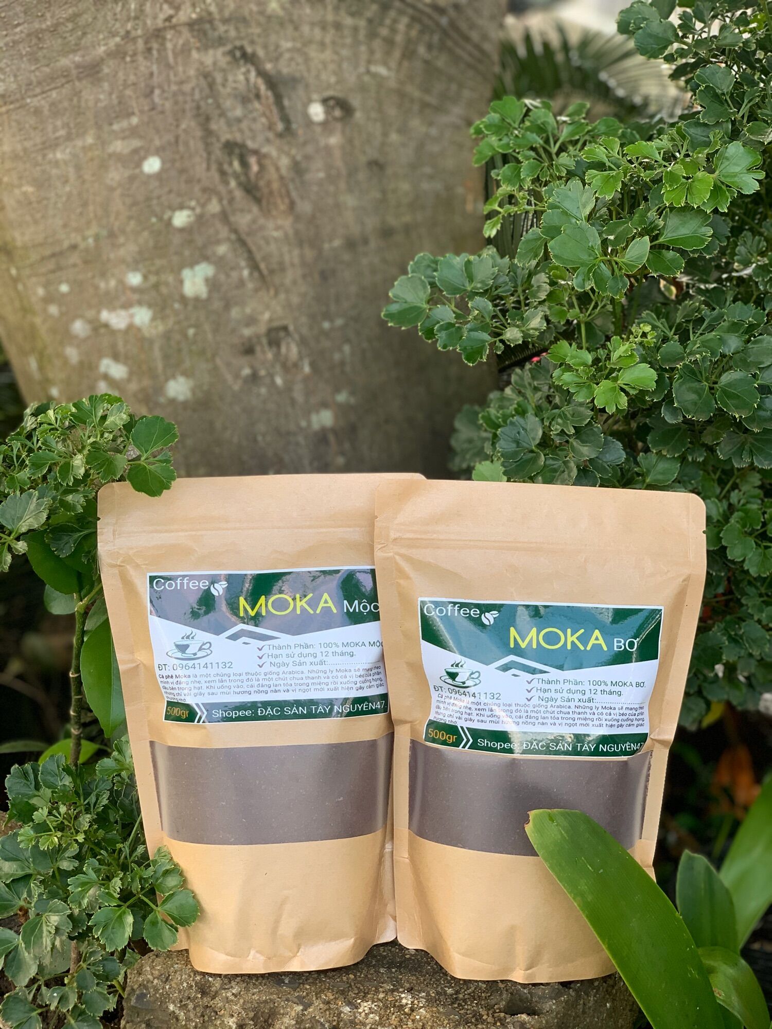 500g-Cà phê Moka+culi+robusta Đặc Biệt