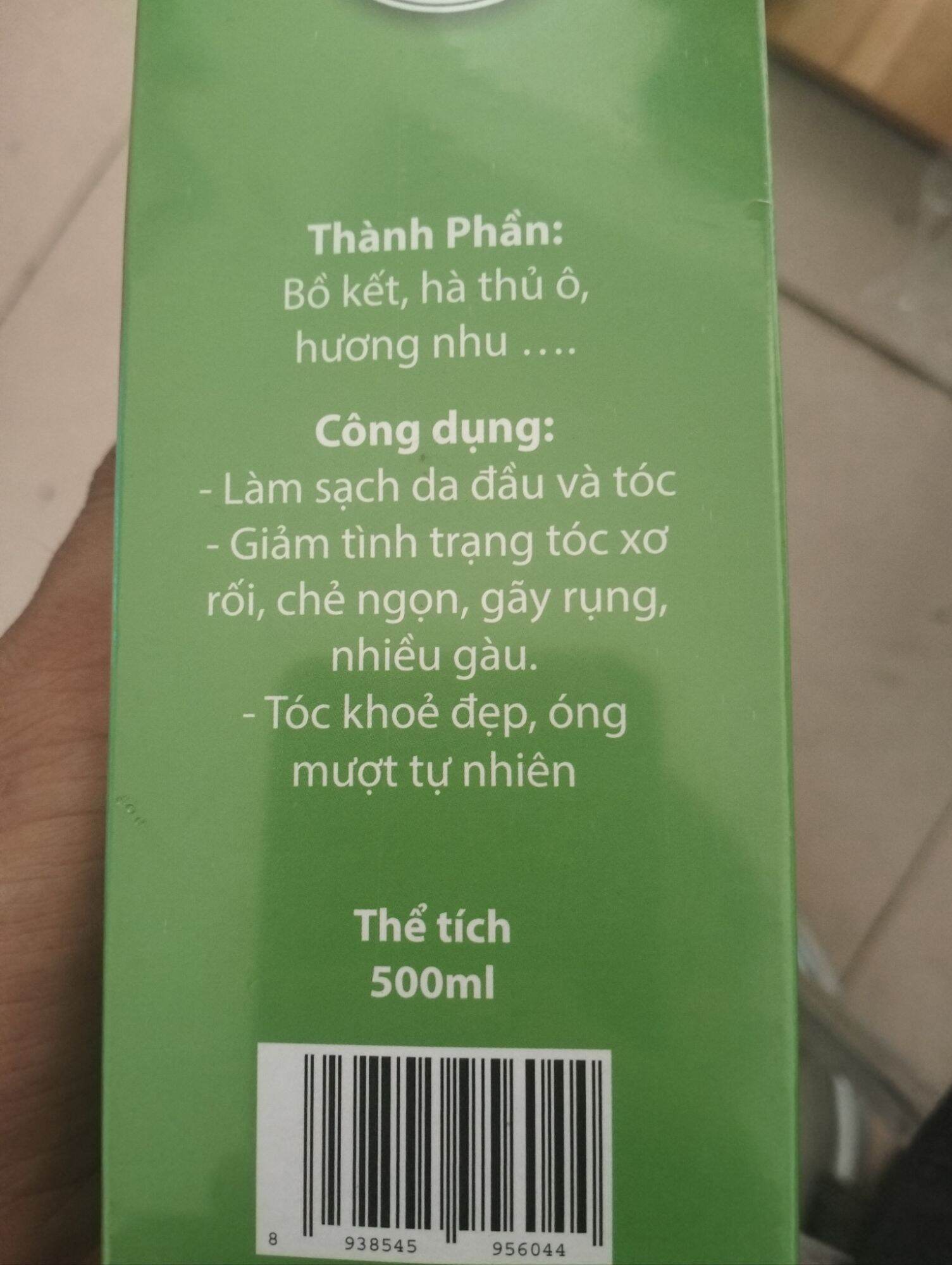 Dầu gội đầu Bồ Kết