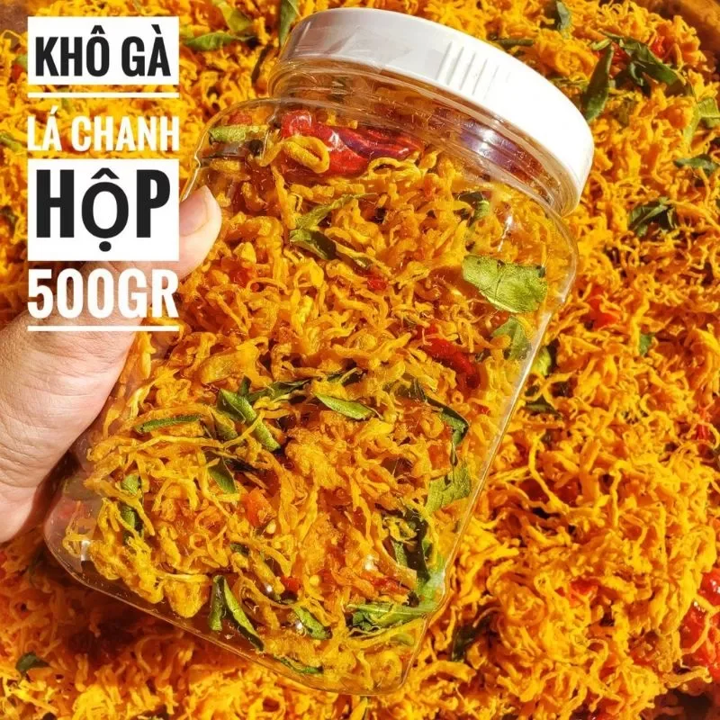 500gr khô gà lá chanh