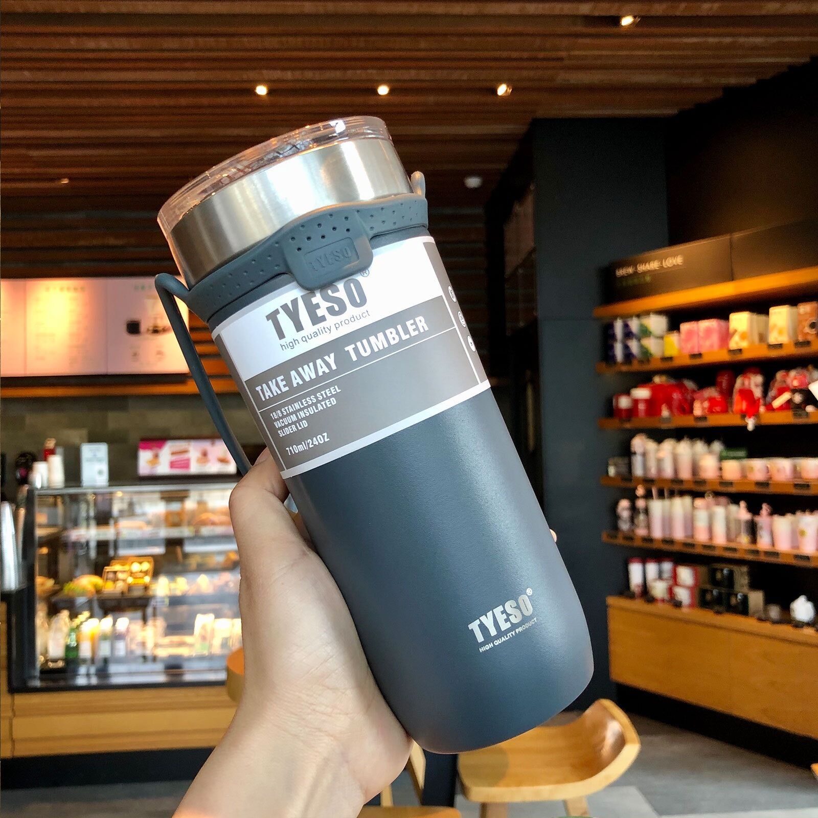 Ly Tyeso Chính Hãng 550ML + Ticker
