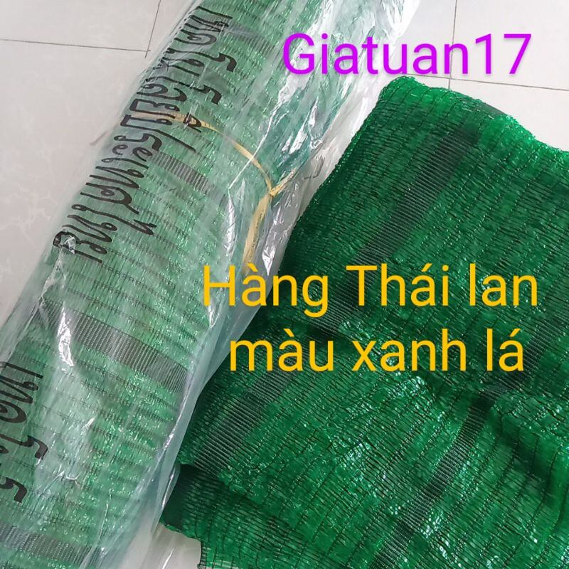 Lưới che nắng khổ cao 2m và 4m xanh lá che phủ 70%