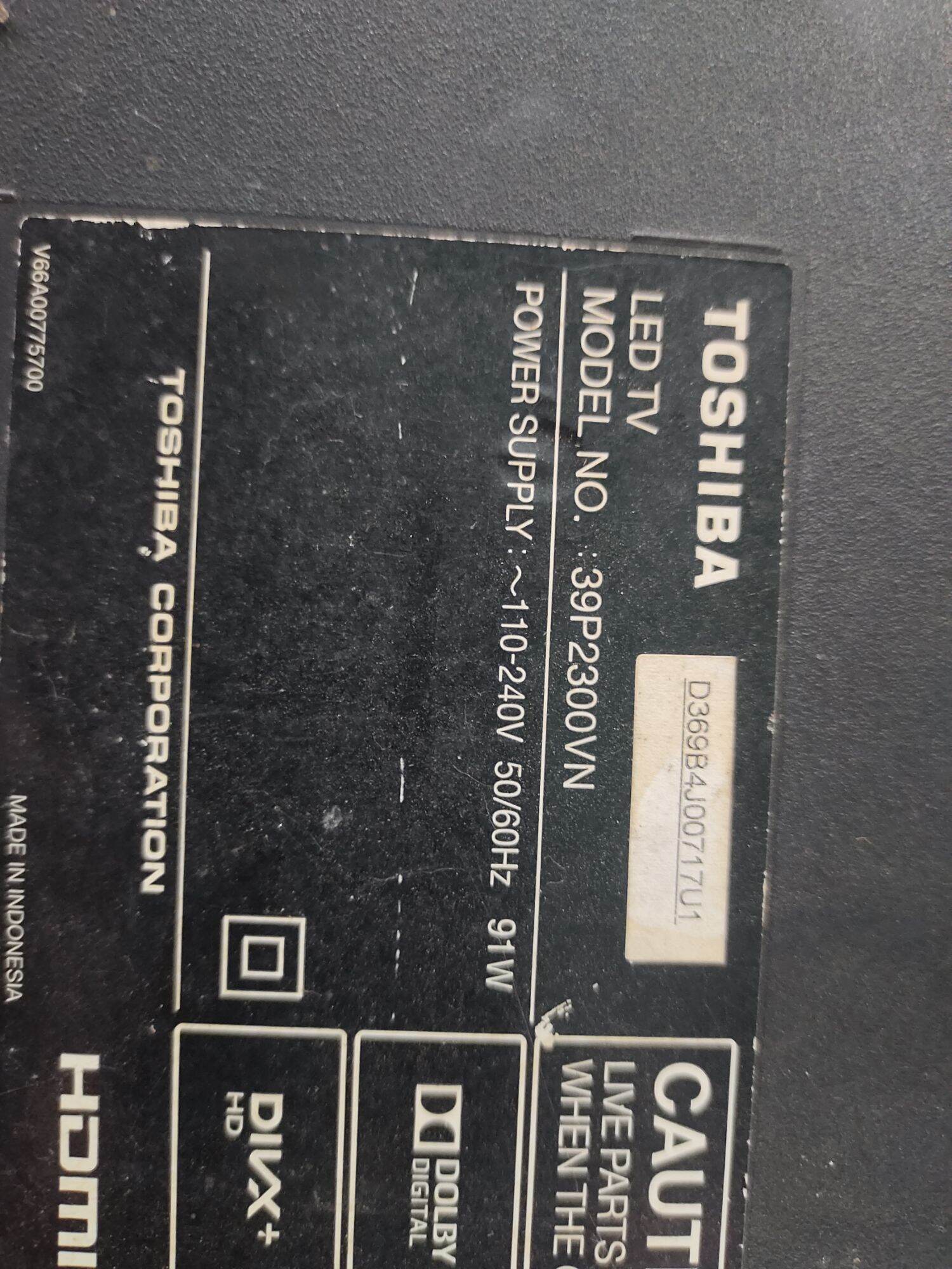 39P2300VN BO NGUỒN TOSHIBA
