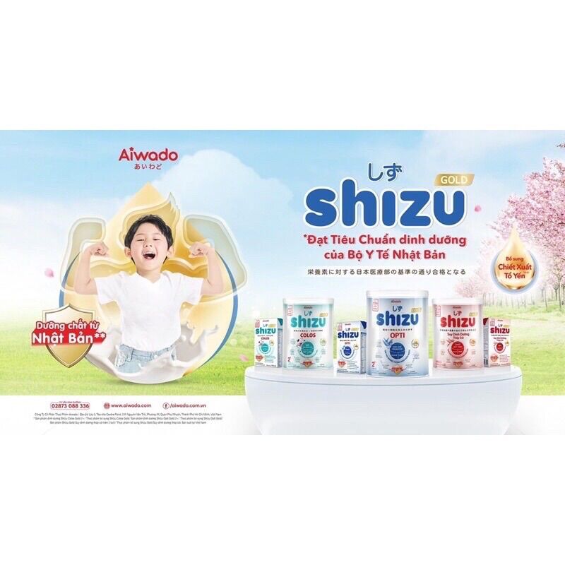 Sữa bột SHIZU COLOS 0, 1 350g/810g