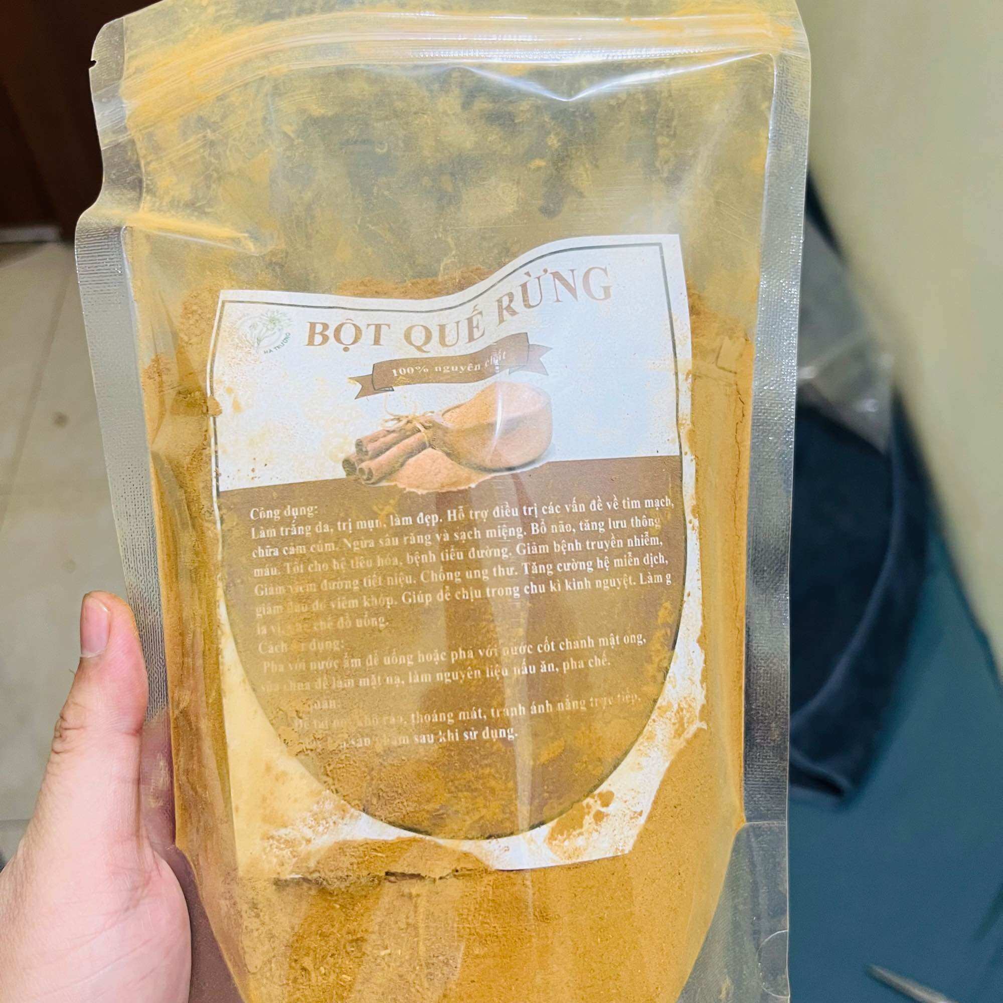 Bột quế xay nguyên chất (gói 500g - 1kg)