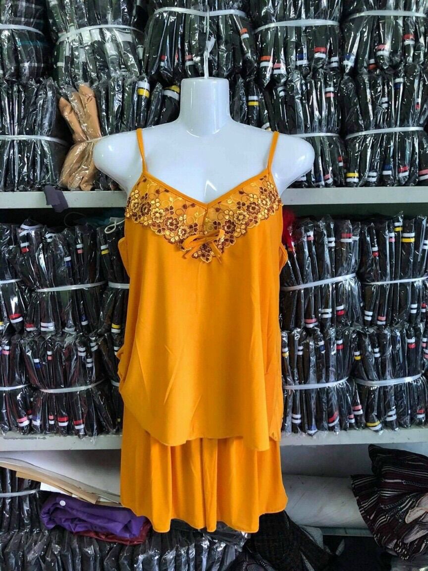Bộ đùi thun lạnh 2 dây nhí phối ren