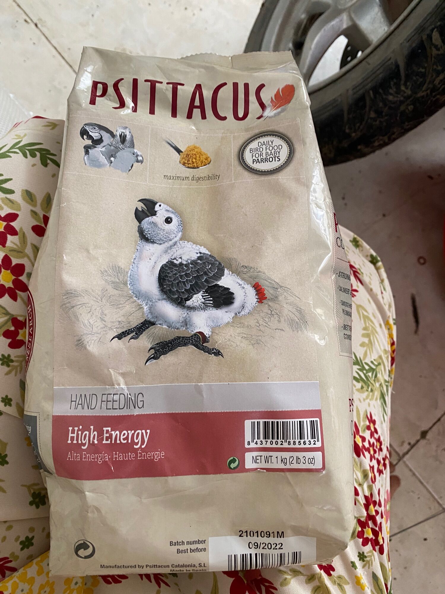 [HCM]Bột PSITTACUS dùng cho chim non gói 1kg