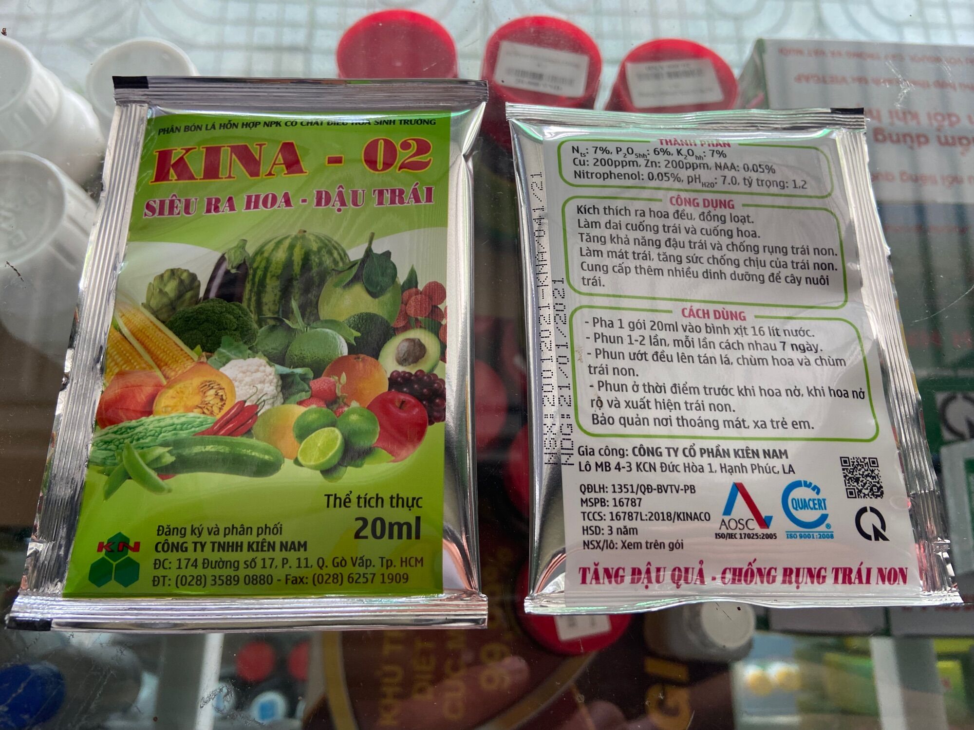 Hộp 10 gói Siêu Ra Hoa, Đậu Trái 20ml