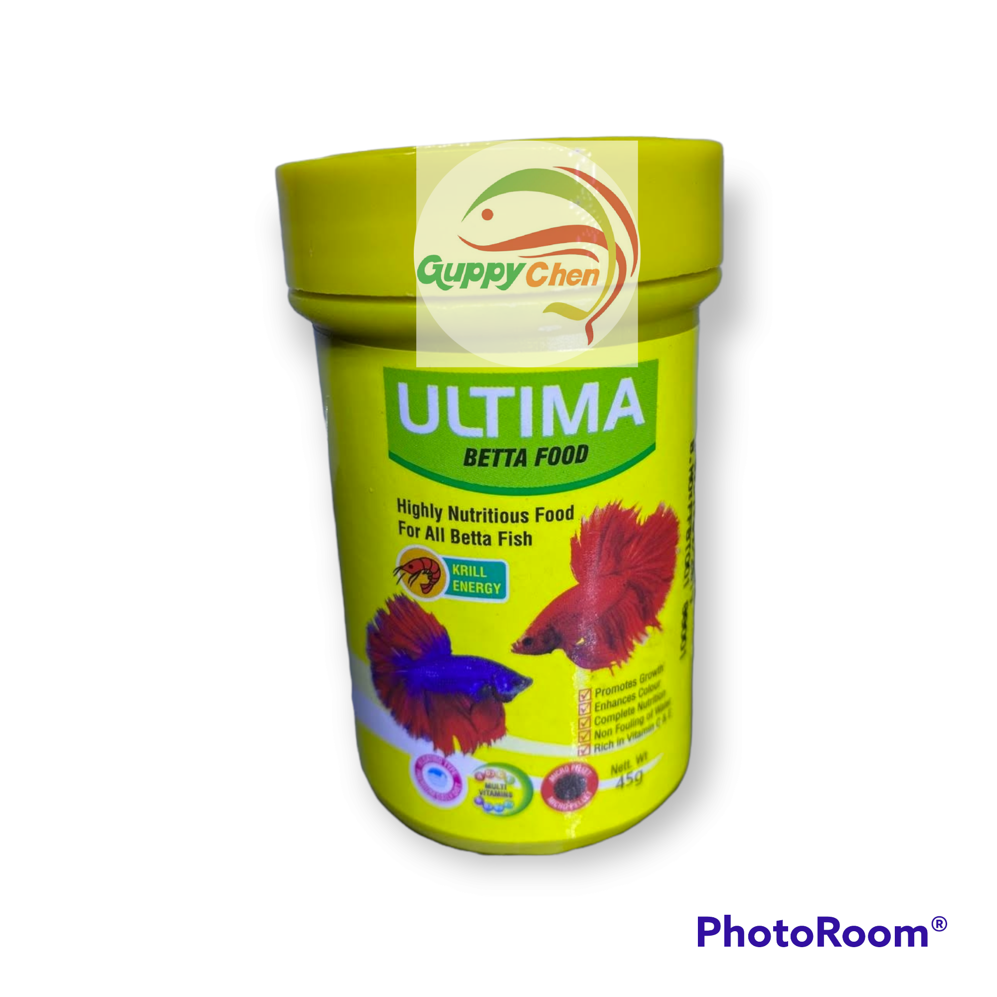 Cám ultima betta food 45gram - thức ăn hỗn hợp cho cá