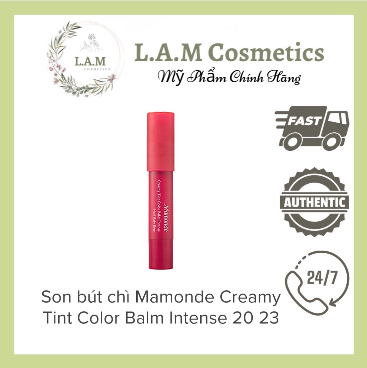 Son bút chì Mamonde Creamy Tint Color Balm Intense 20 23