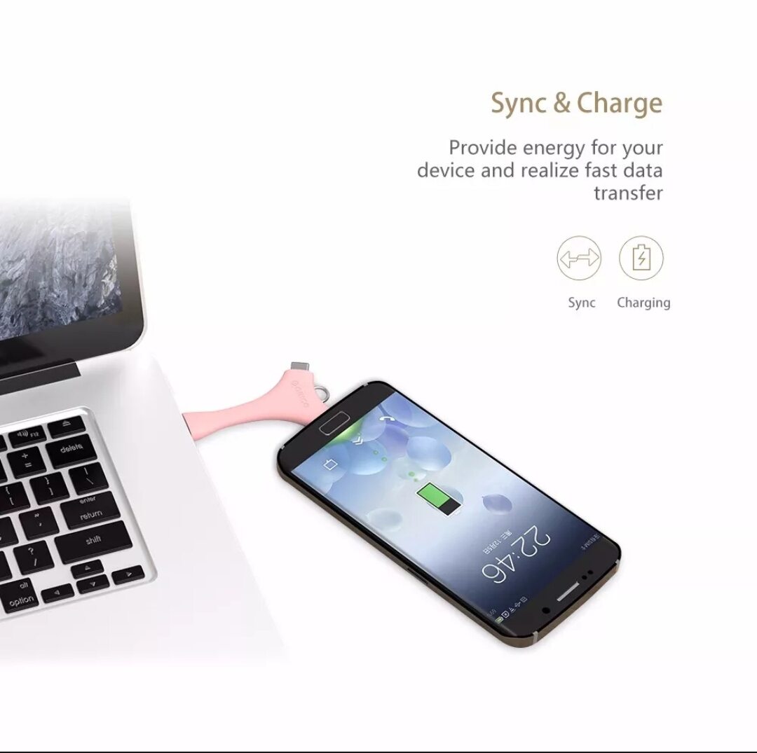 Dây cáp truyền dữ liệu 2 cổng USB Type C