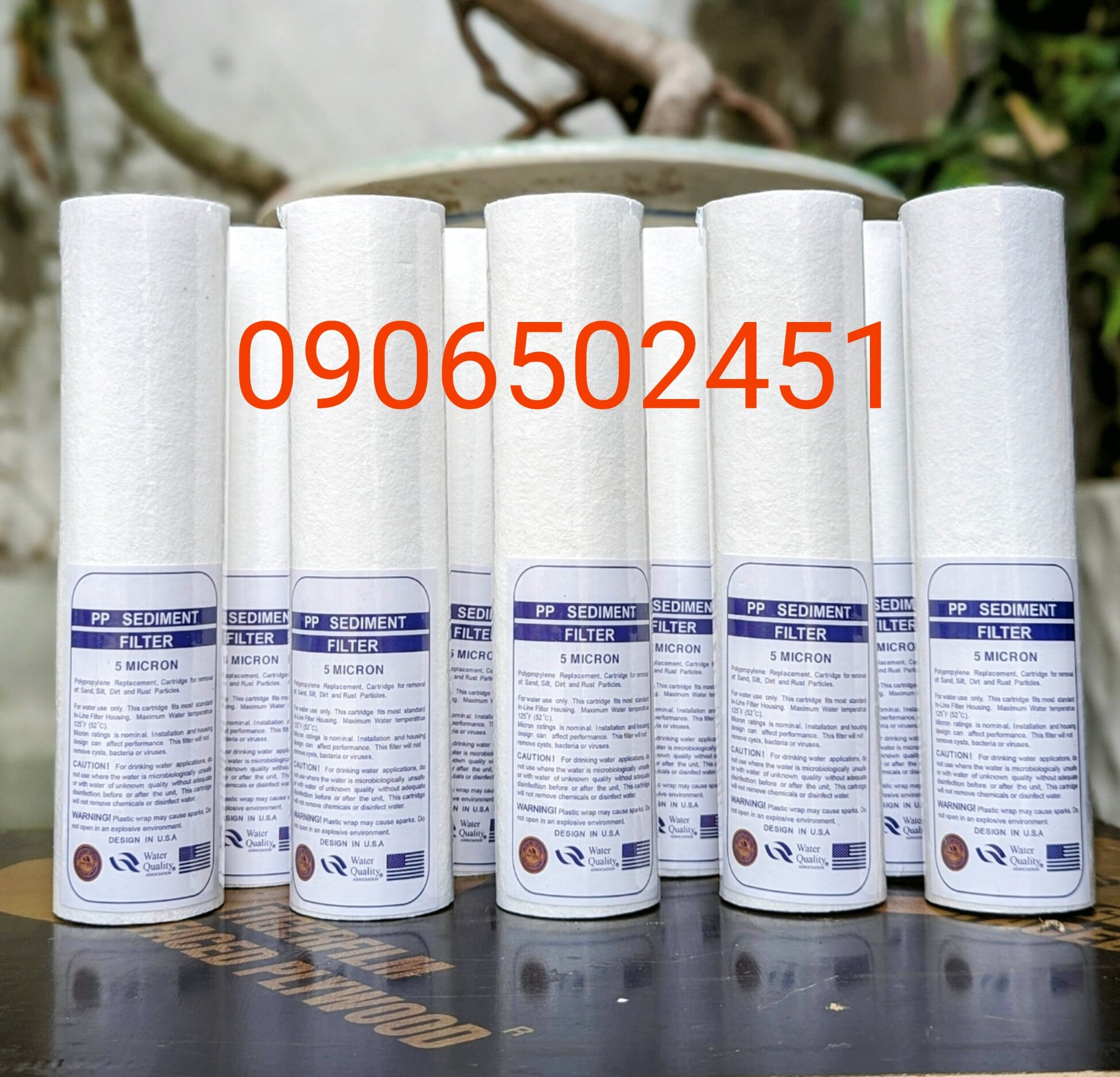 [HCM]Combo (3-5-7-10) Lõi lọc nước số 1 PPF 10 inch dùng cho máy lọc sinh hoạt lọc nước RO kangaroo karofi sunhouse....