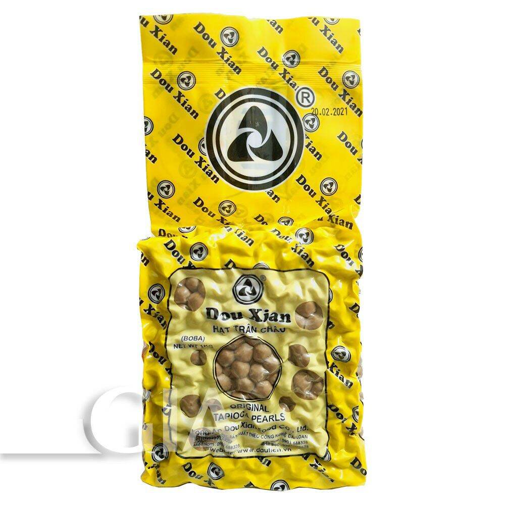Trân châu douxian đường đen/hoàng kim gói 1kg