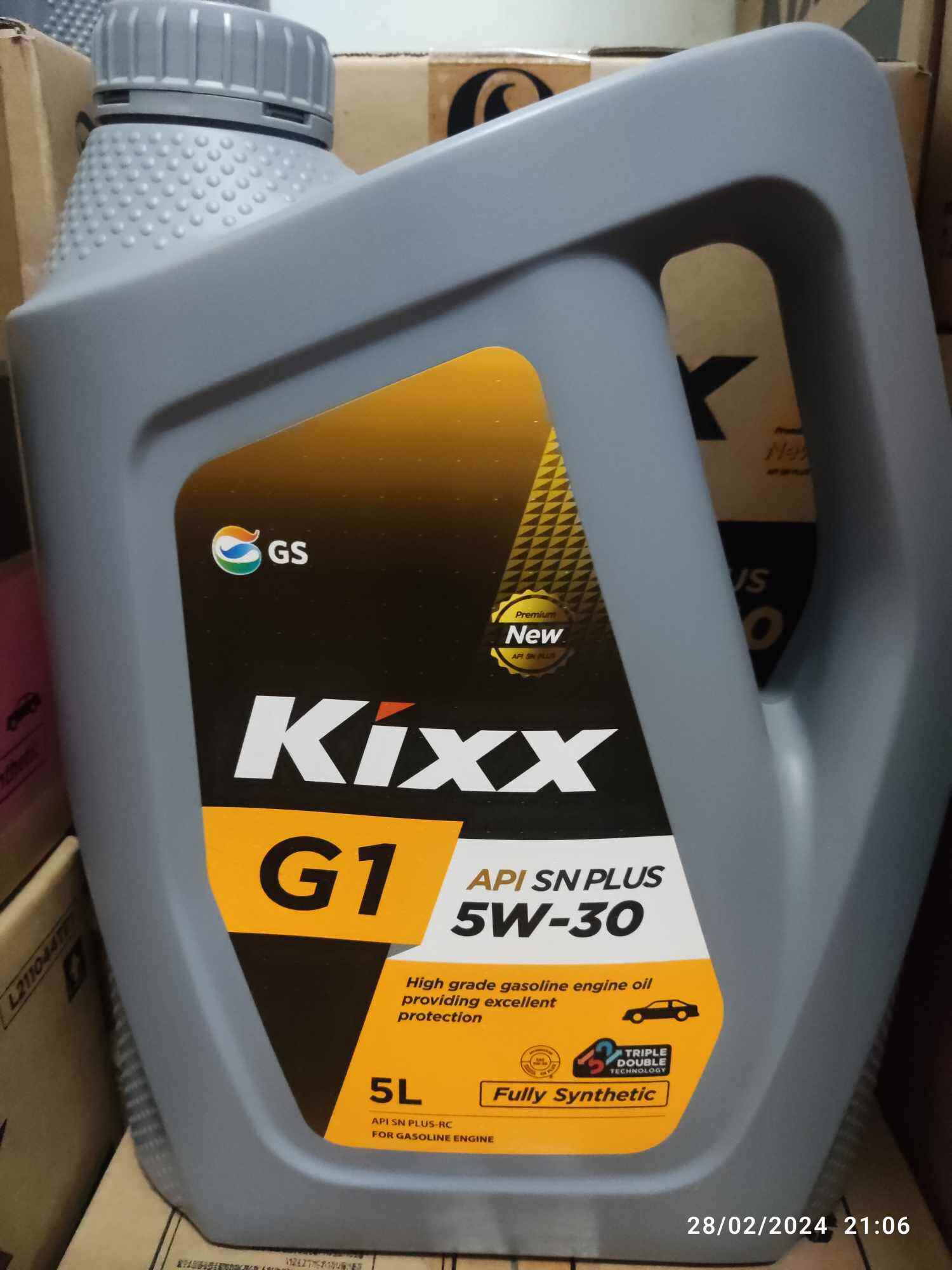 Nhớt kixx sn plus 5w30 - 5l
