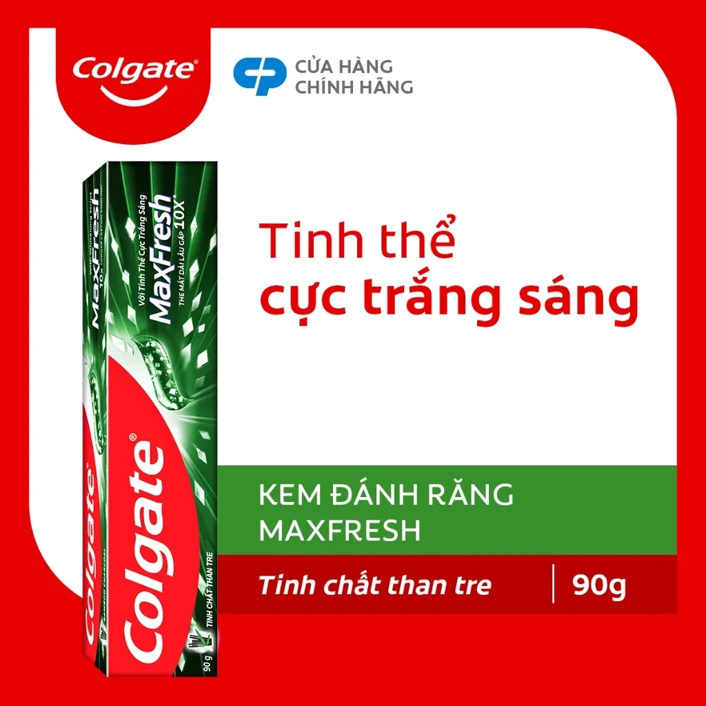 Kem đánh răng colgate maxfresh than tre (3 cây x225g có bàn chải)
