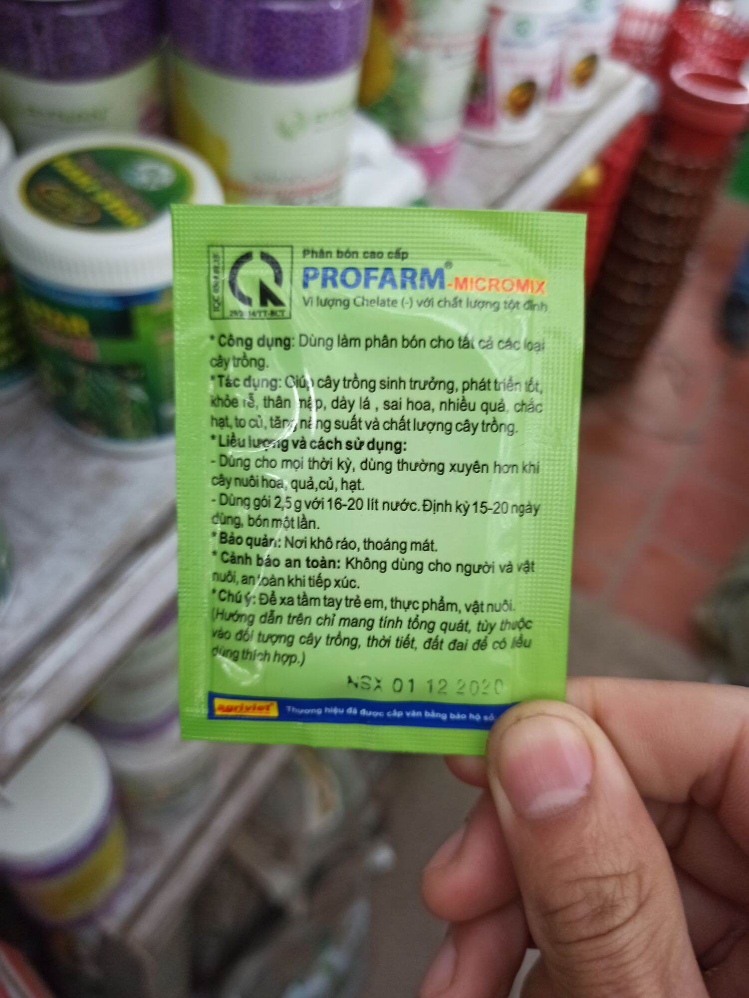 phân bón vi lượng