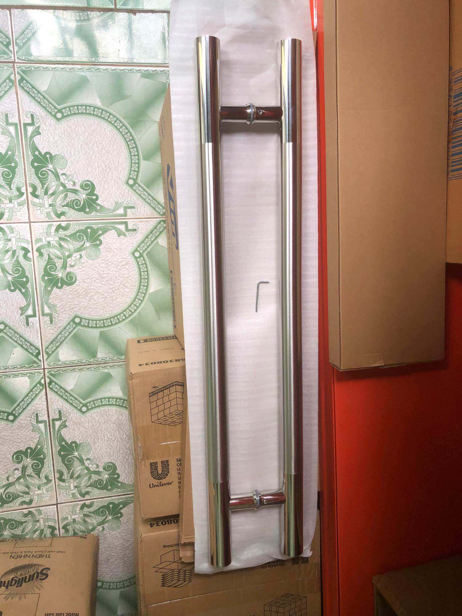 Tay nắm cửa kính (D38,L=800)