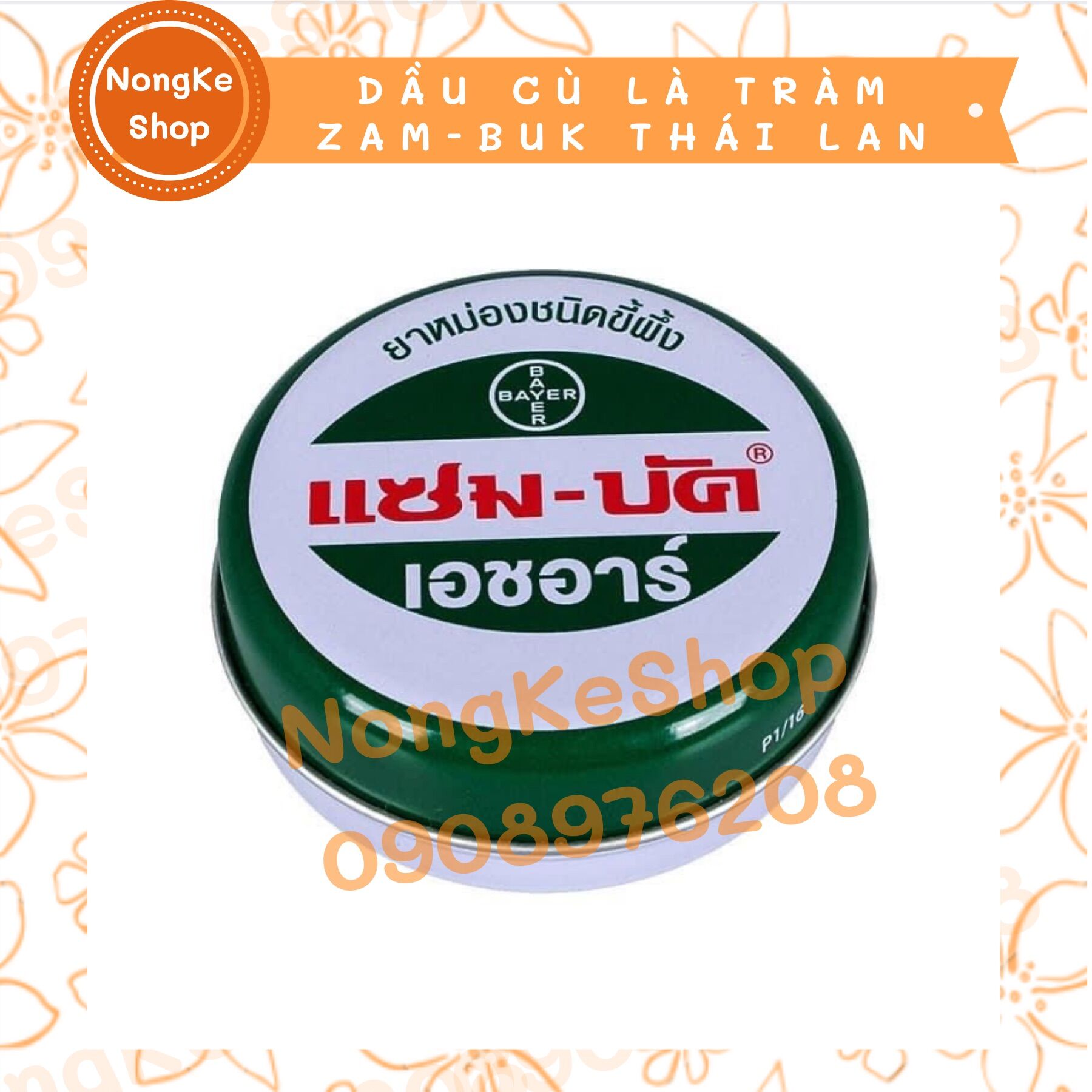 Dầu cù là tràm zam-buk bayer thái lan 18g