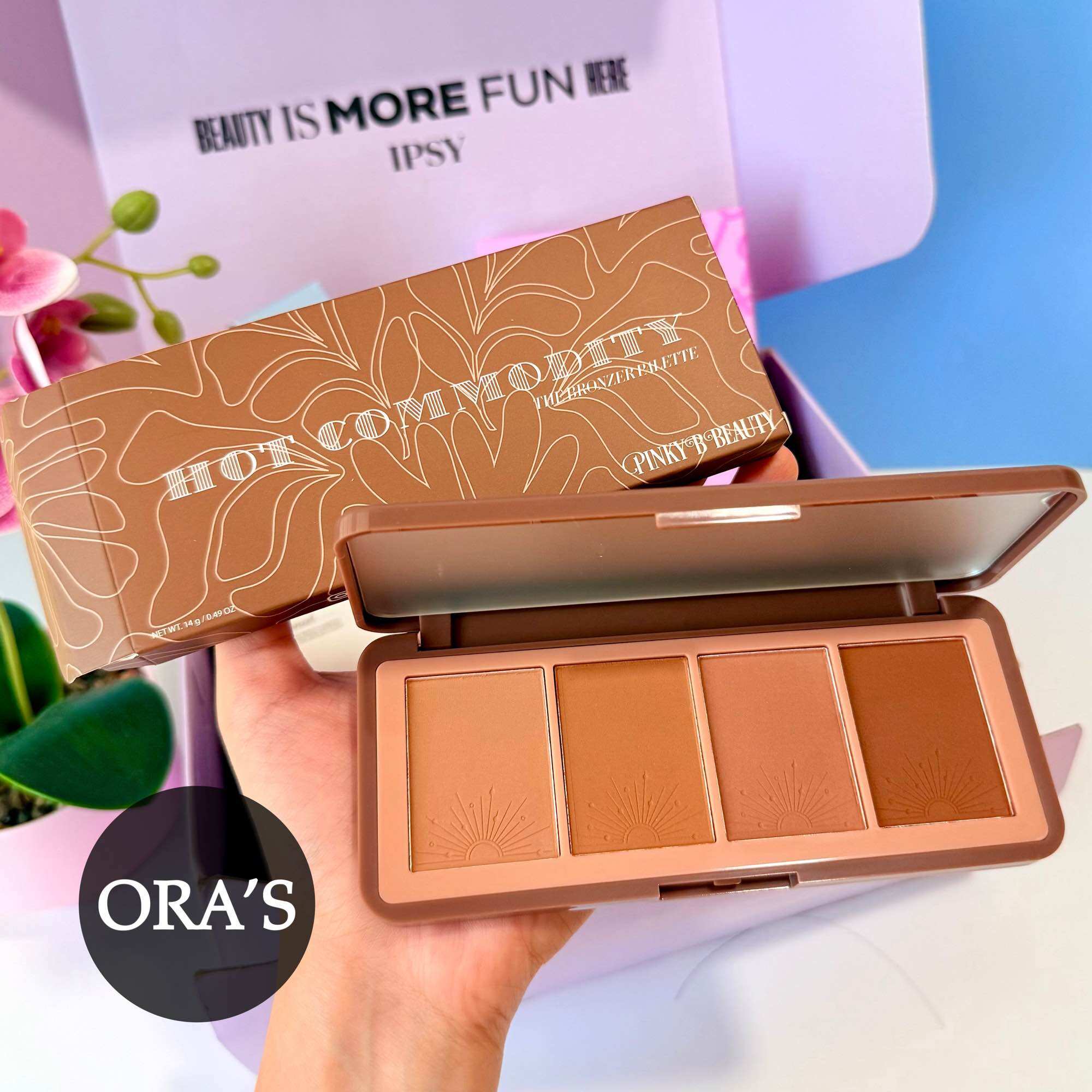 Bảng phấn tạo khối PINKY B COSMETICS Hot Commodity: The Bronzer Palette