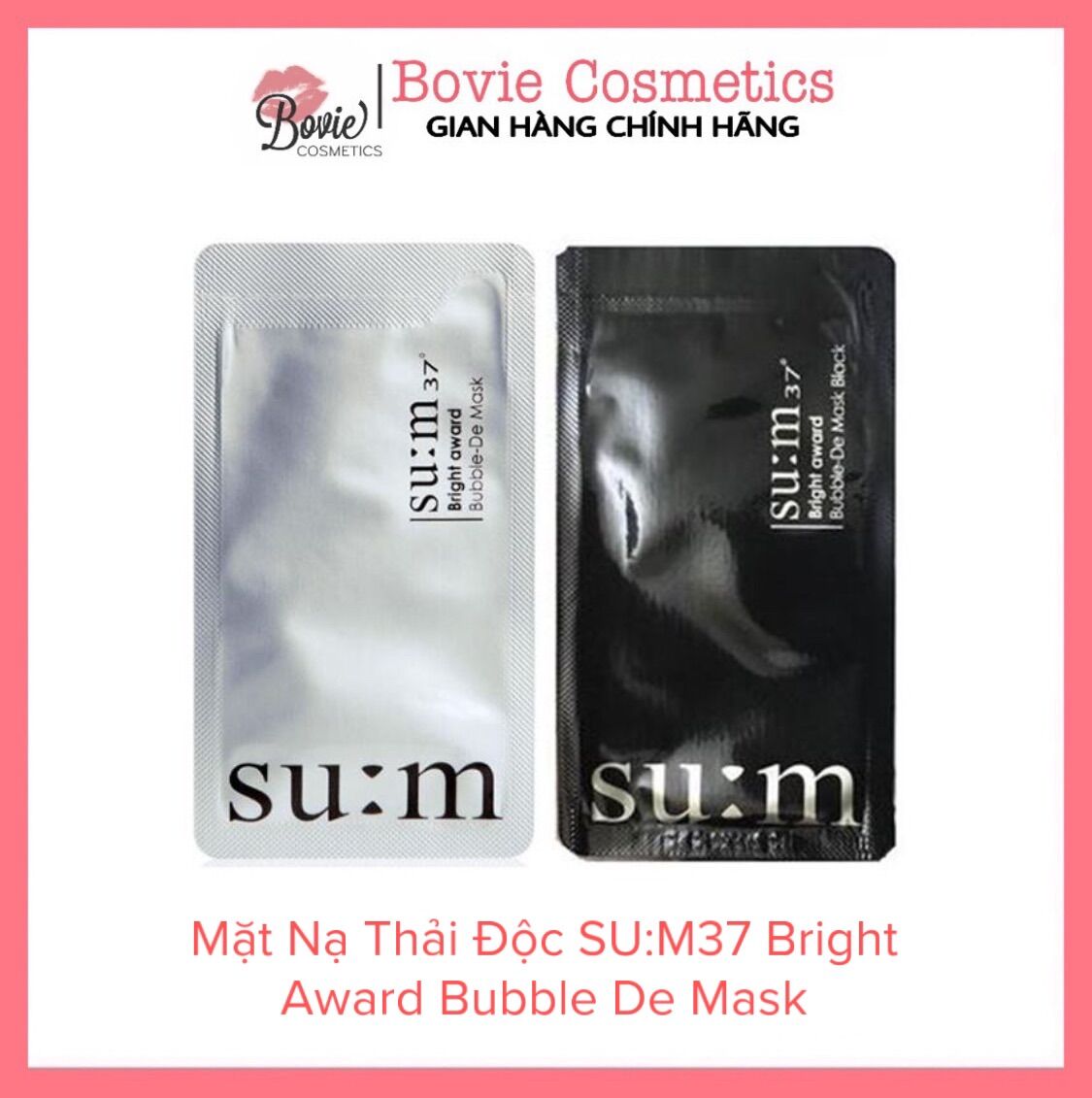 Mặt nạ thải độc su:m37 bright award bubble de mask