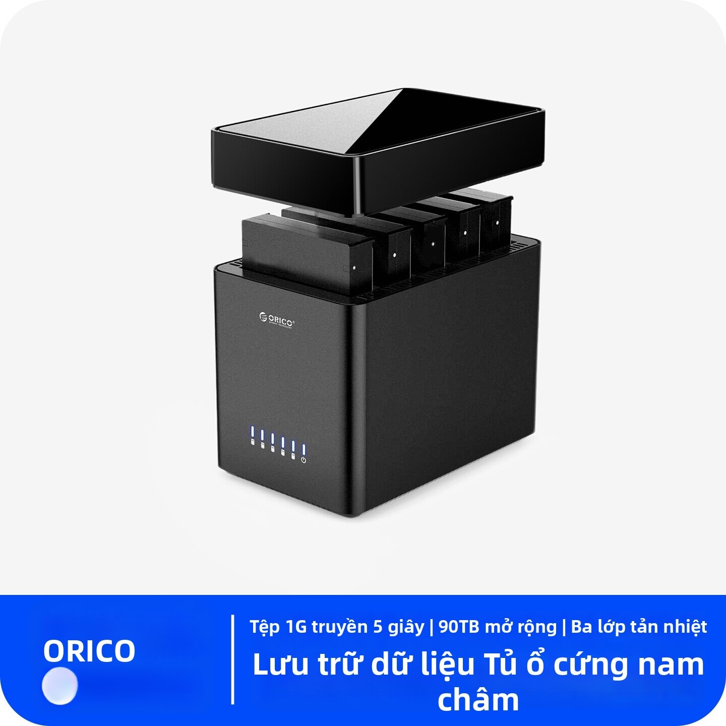 Orico | Multi-Bay RAID Compatible Hard Drive Enclosure Giá 2,257,000 Đồng*Miễn phí vận chuyển