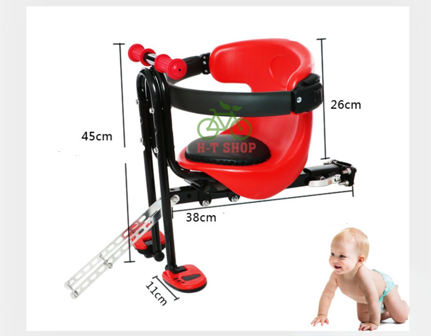 Ghế ngồi xe đạp ,xe đạp điện cho bé DX-01