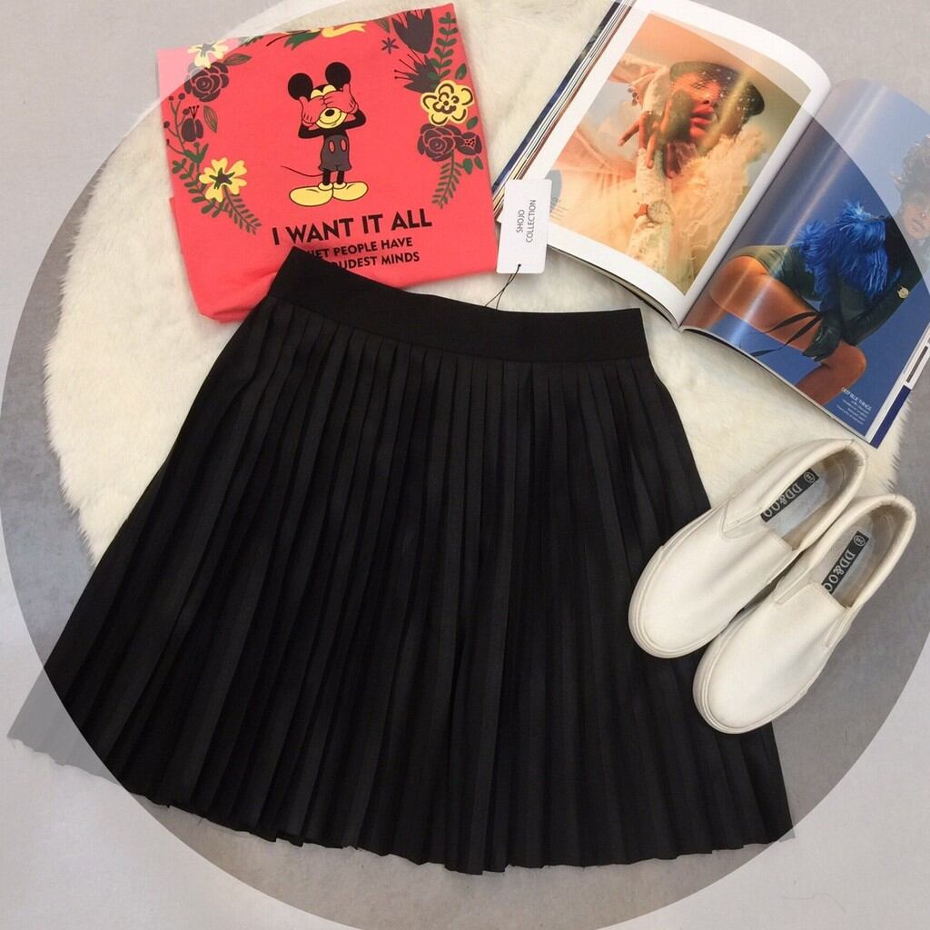 Chân váy Shojo xếp ly size S