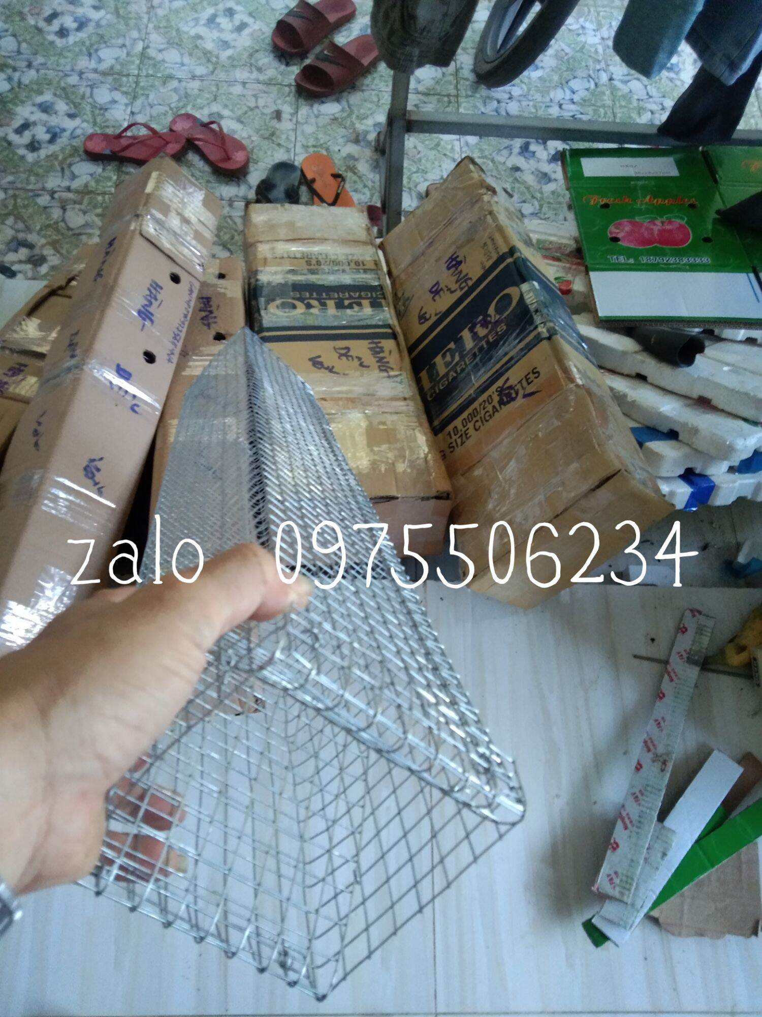 Lồng bẫy rắn 2 hom loại dài 75cm