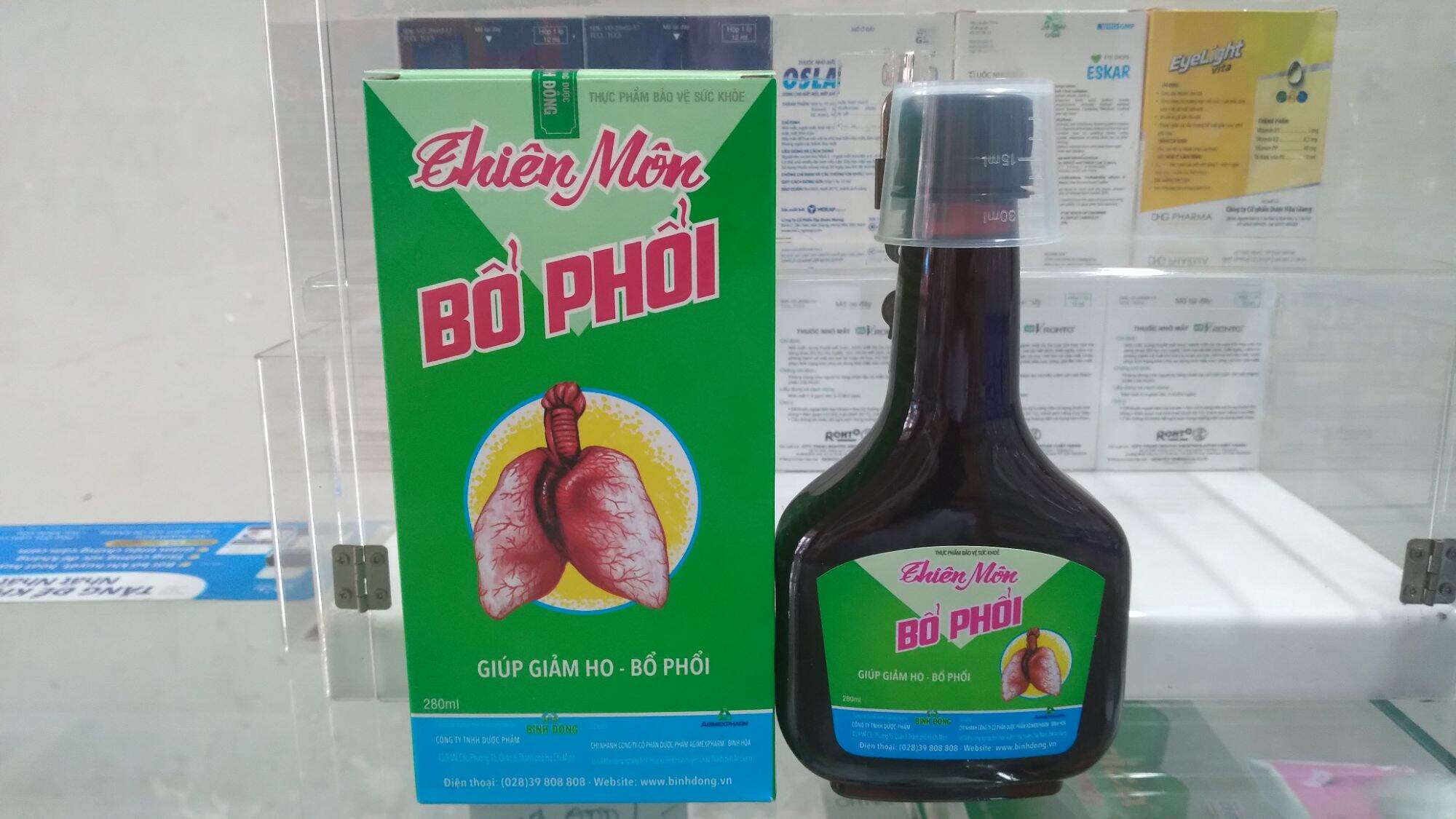 Thiên môn bổ phổi chai 280ml