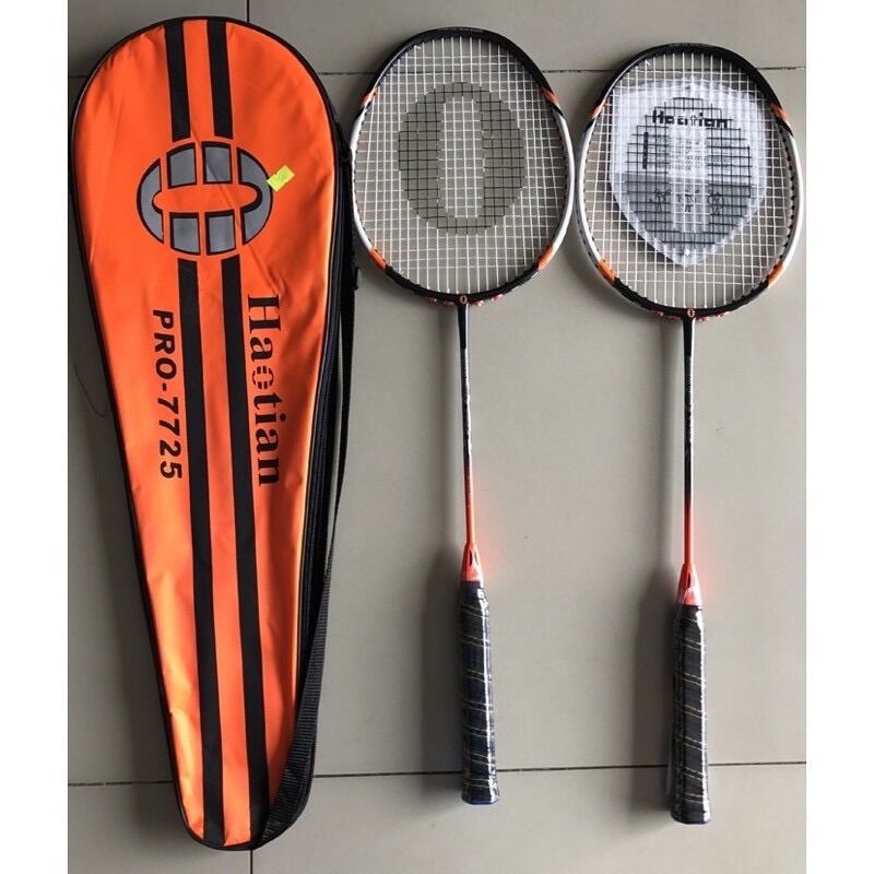Bộ 2 vợt cầu lông haotian 7725 siêu đẹp (2 vợt)