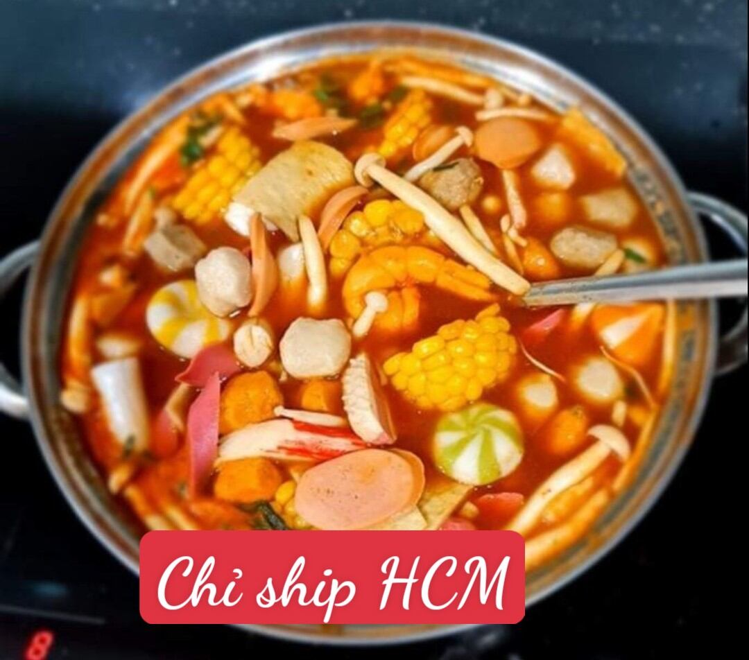 Lẩu tokbokki 2 người . mì cay _ ship hỏa tốc hcm