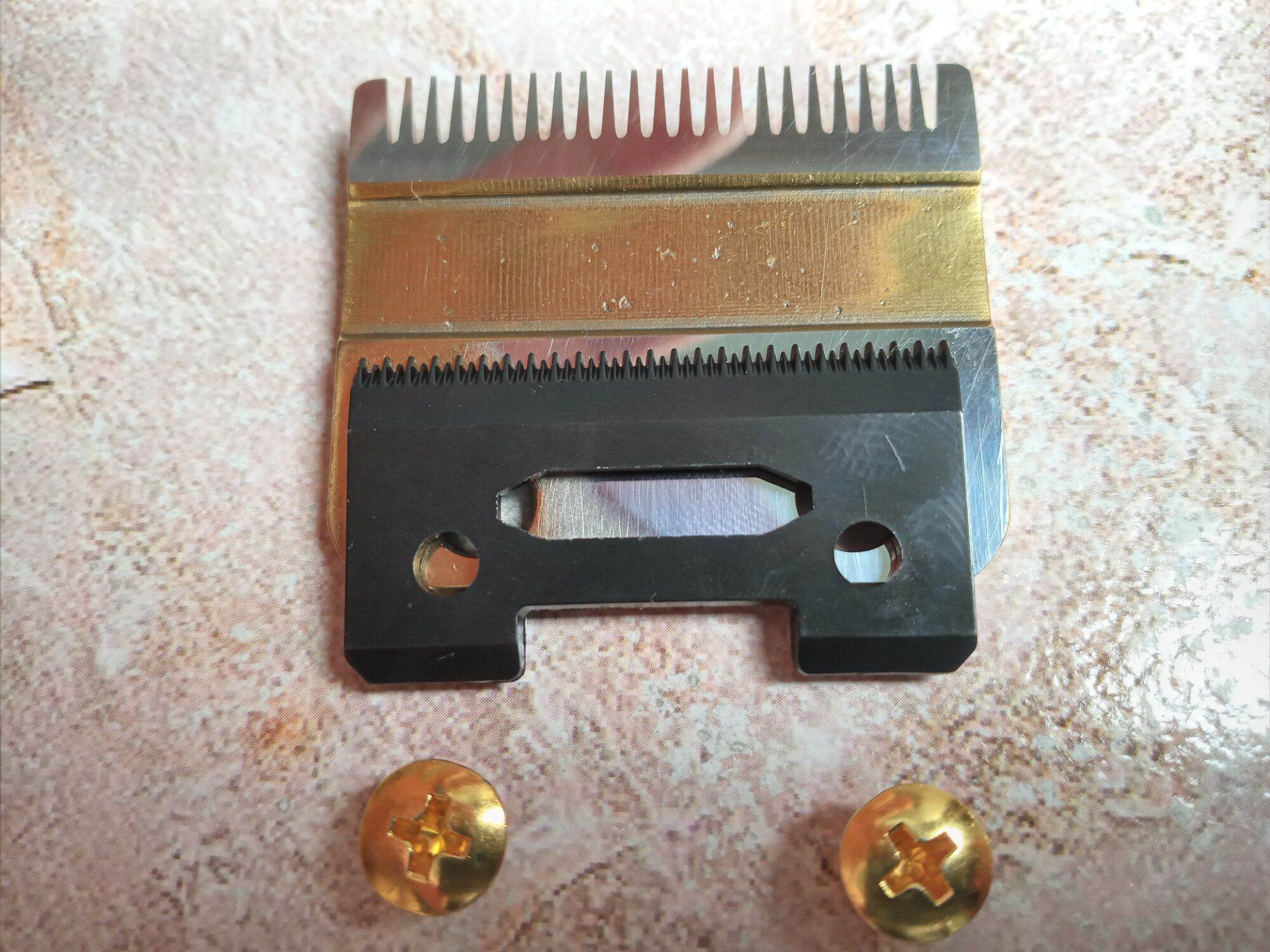 Lưỡi Kép Tông Đơ Cắt Tóc Barber. Lưỡi Kép Sứ Carbon Wmark Gold Cắt Bén Fade Ngọt Chạy Êm.. 