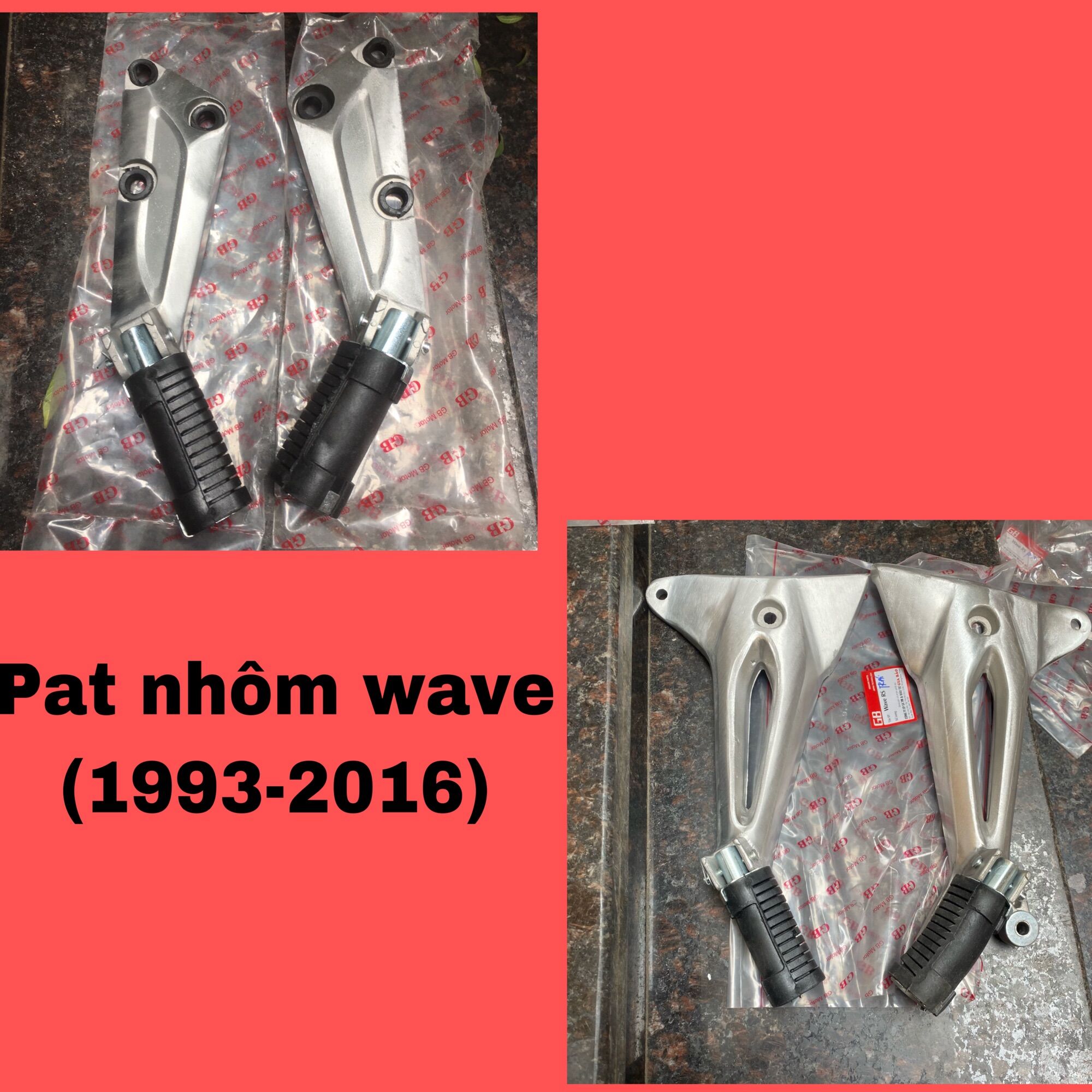 Báng để chân wave,gác chân sau wave nhỏ,wave 110,wave 50cc,wave 100,zx,Rs,wave alpha