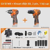 Máy Vặn Vít Không Chổi Than Ion Lithium Momen xoắn Cao