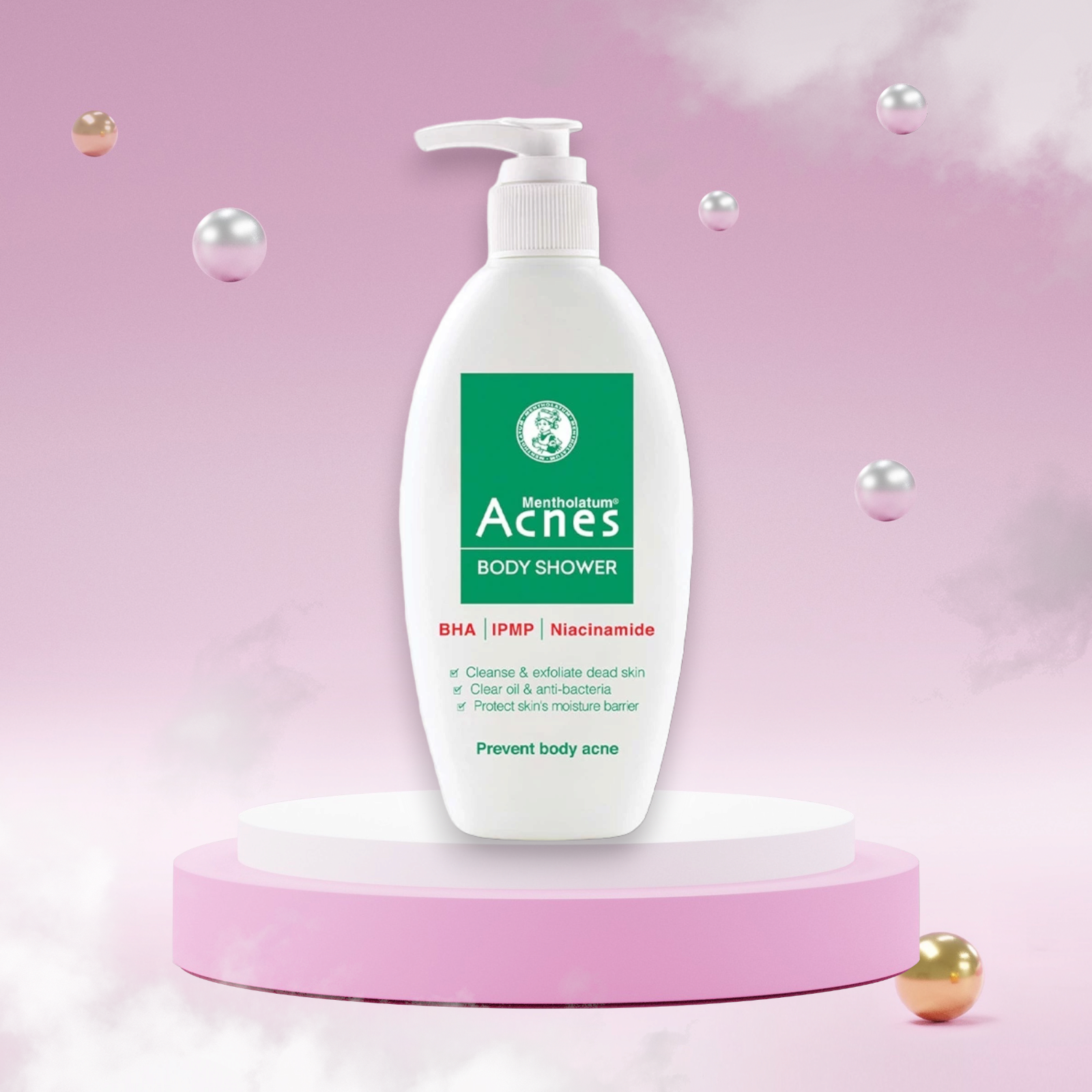 Acnes Body Shower - Sữa tắm Acnes body ngăn ngừa mụn 180g