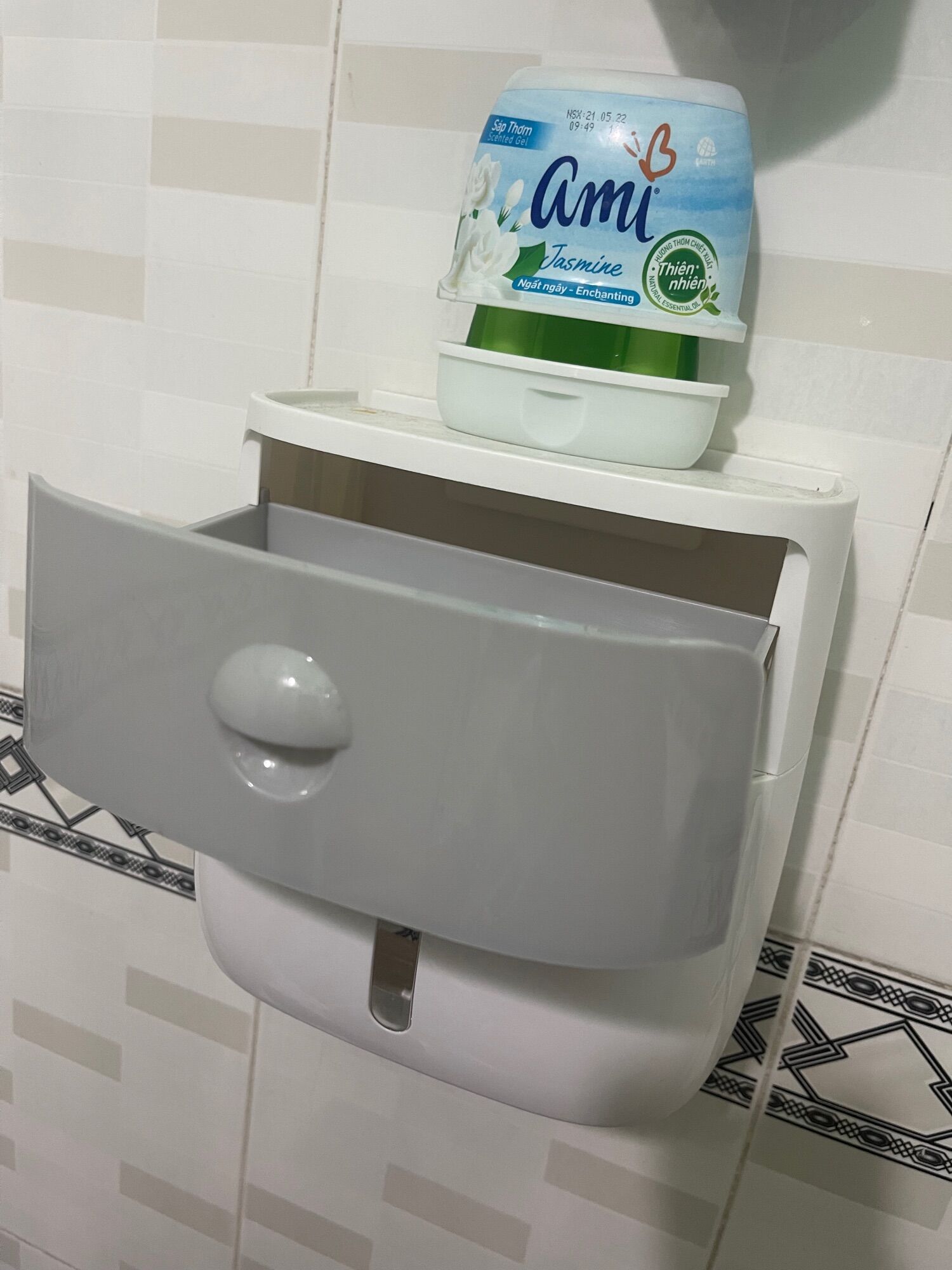 [HCM] HỘP ĐỰNG GIẤY VỆ SINH 2 TẦNG ECOCO