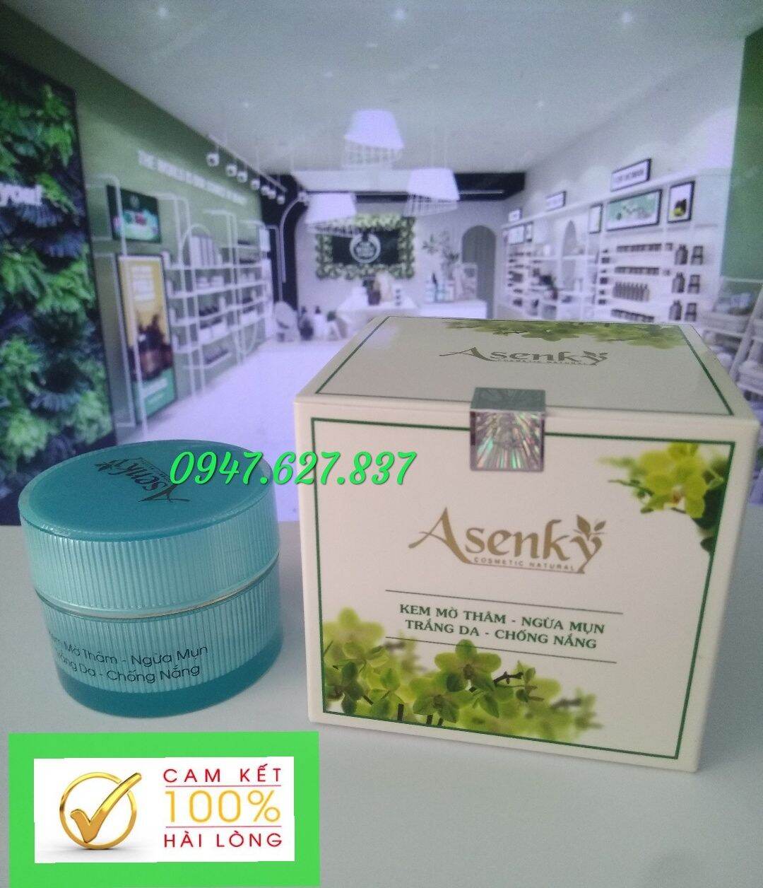 Kem Mụn Thâm Trắng Da Asenky 10G