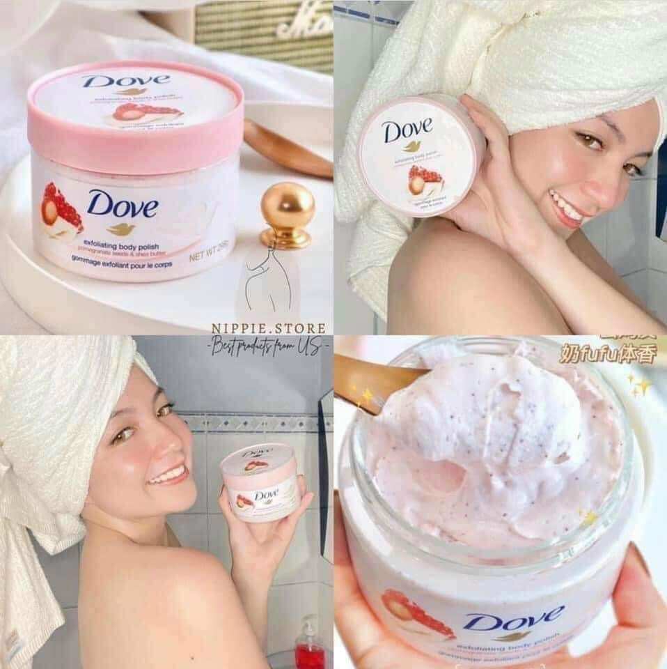 Tẩy da chết Dove Đức 225ml
