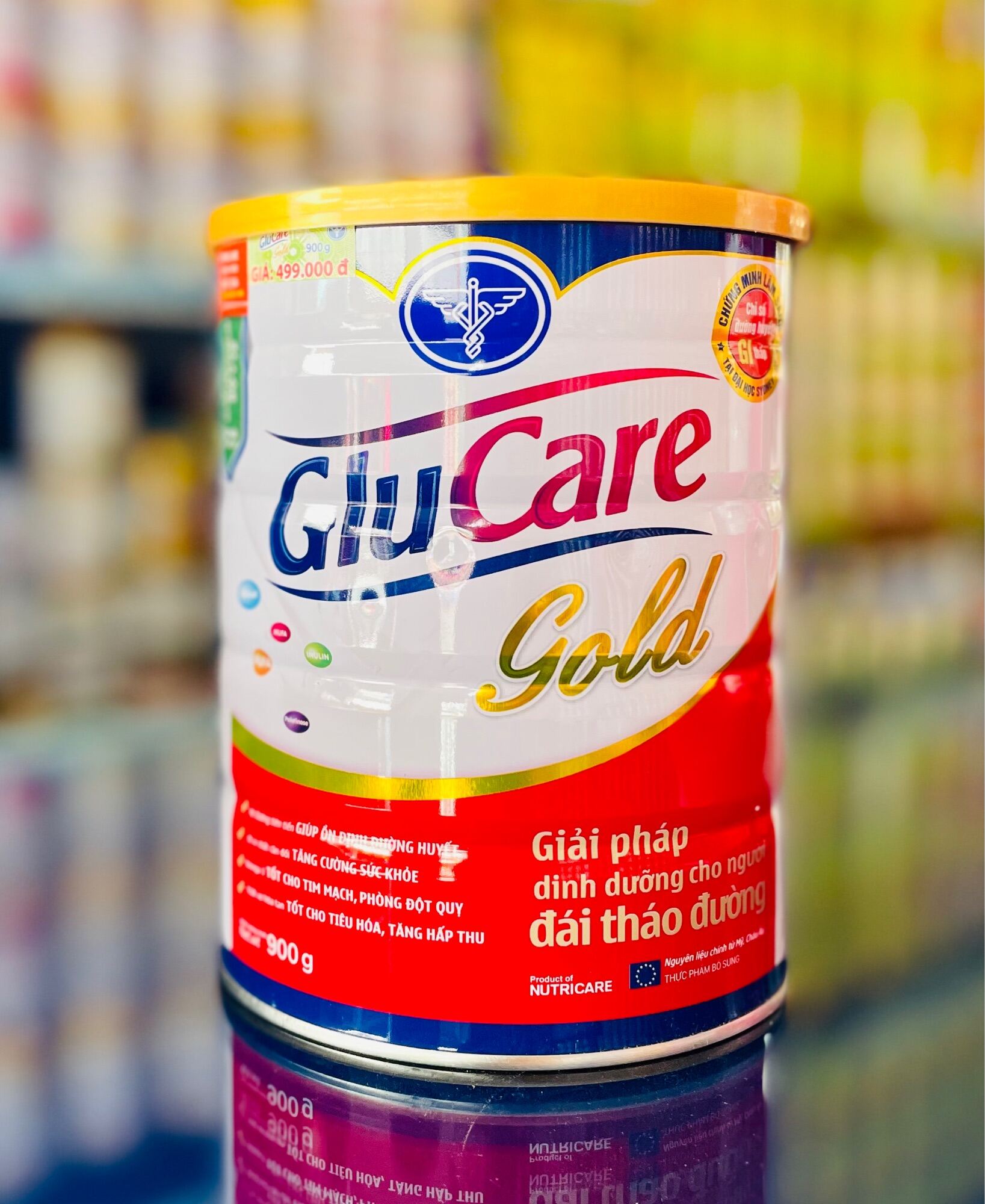 Sữa Bột GluCare Gold -Dinh dưỡng cho người tiểu đường 900g