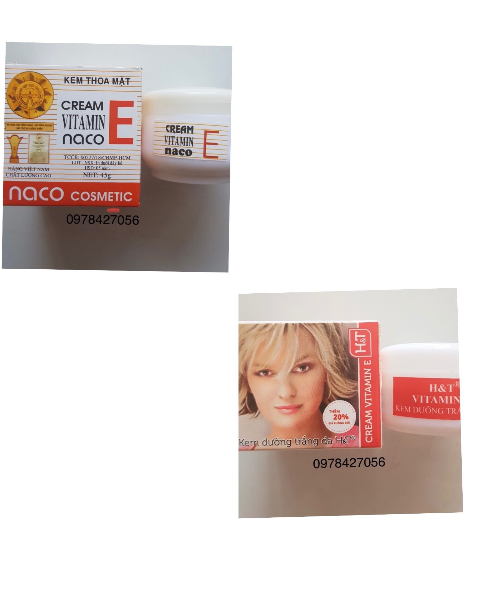 Lẻ 1 hộp kem vitamin E naco,vitamin E HT
