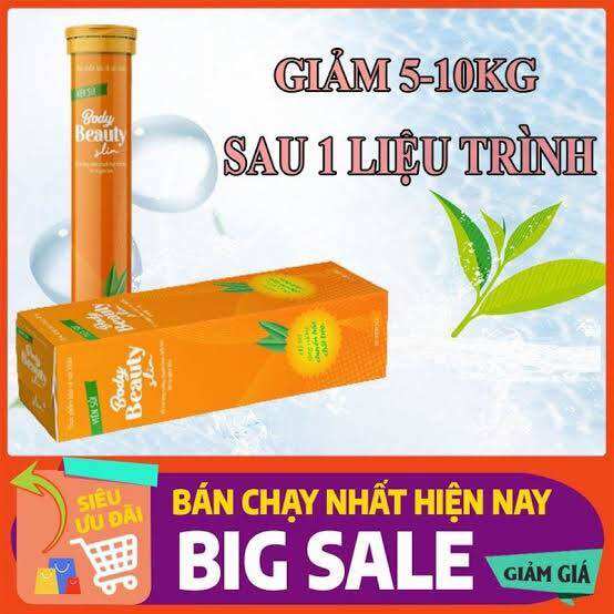 Viên sủi giảm cân body beauty slim ✅ giảm cân nhanh cấp tốc an toàn hiệu quả không phải thuốc giảm cân