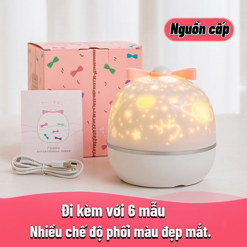 Đèn ngủ vũ trụ nghìn sao trang trí phòng ngủ cho bé Đèn phòng ngủ thiên hà Đại dương Đèn Chiếu Sao 3D Đèn Ngủ Ngàn Sao Đèn Ngủ Chiếu Trần Xoay Tự Động Quà Tết ý nghĩa