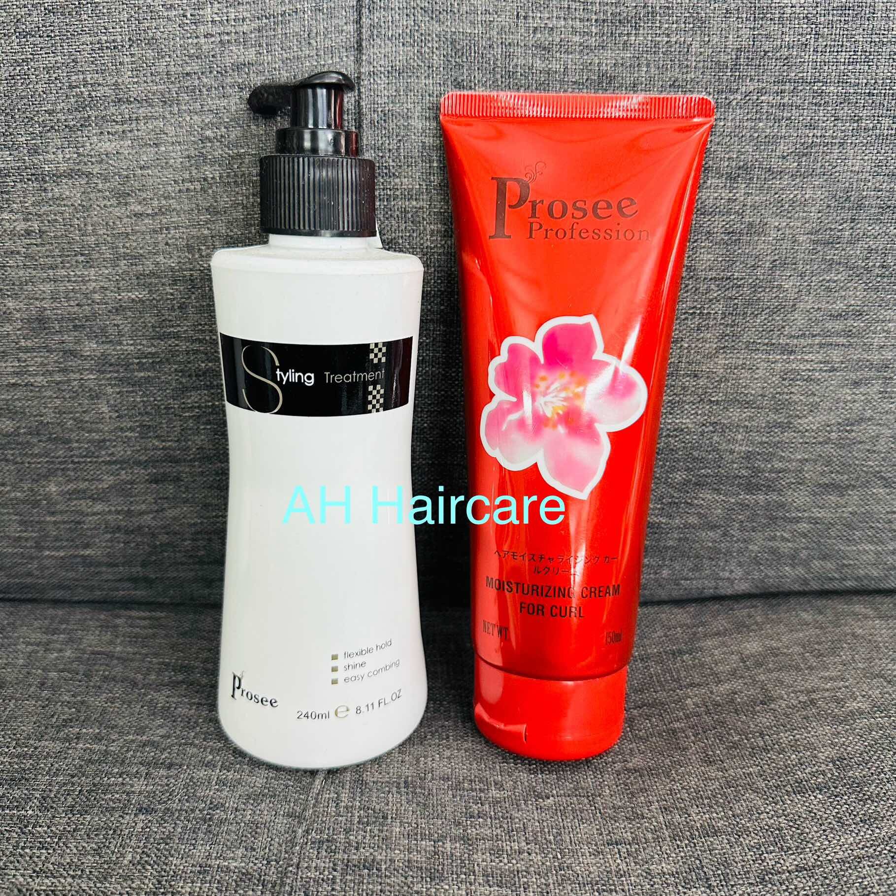 Gel mềm tạo kiểu tóc xoăn Prosee Styling Treatmen bóp giữ nếp tóc uốn hippie, xù mì, sóng nước, sóng lơi