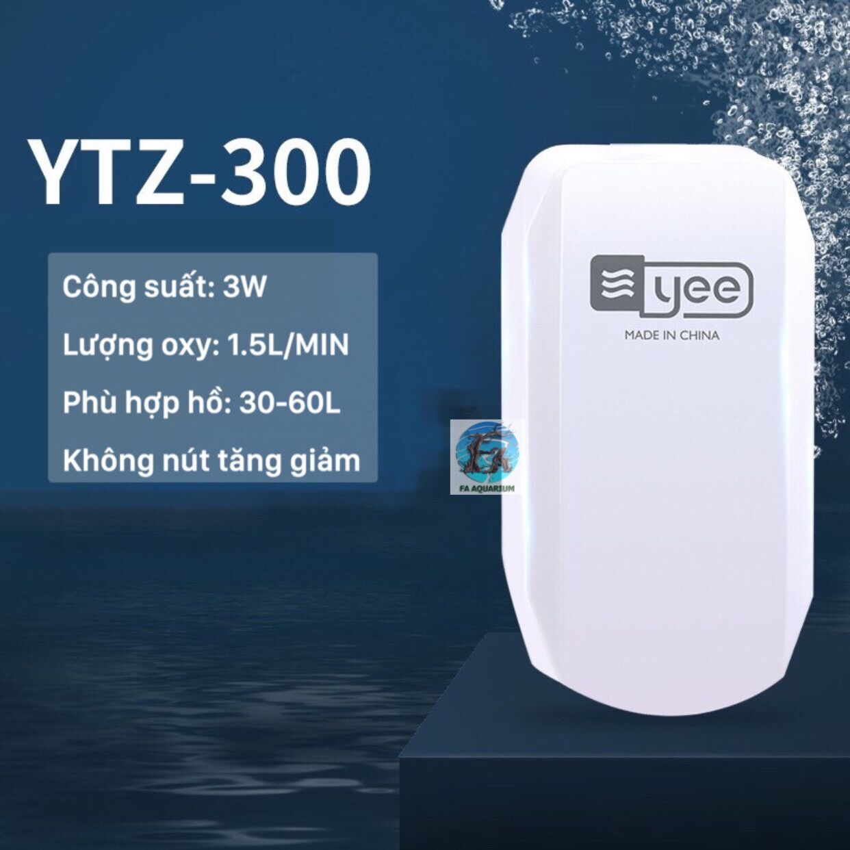 Máy sủi oxy siêu êm Yee